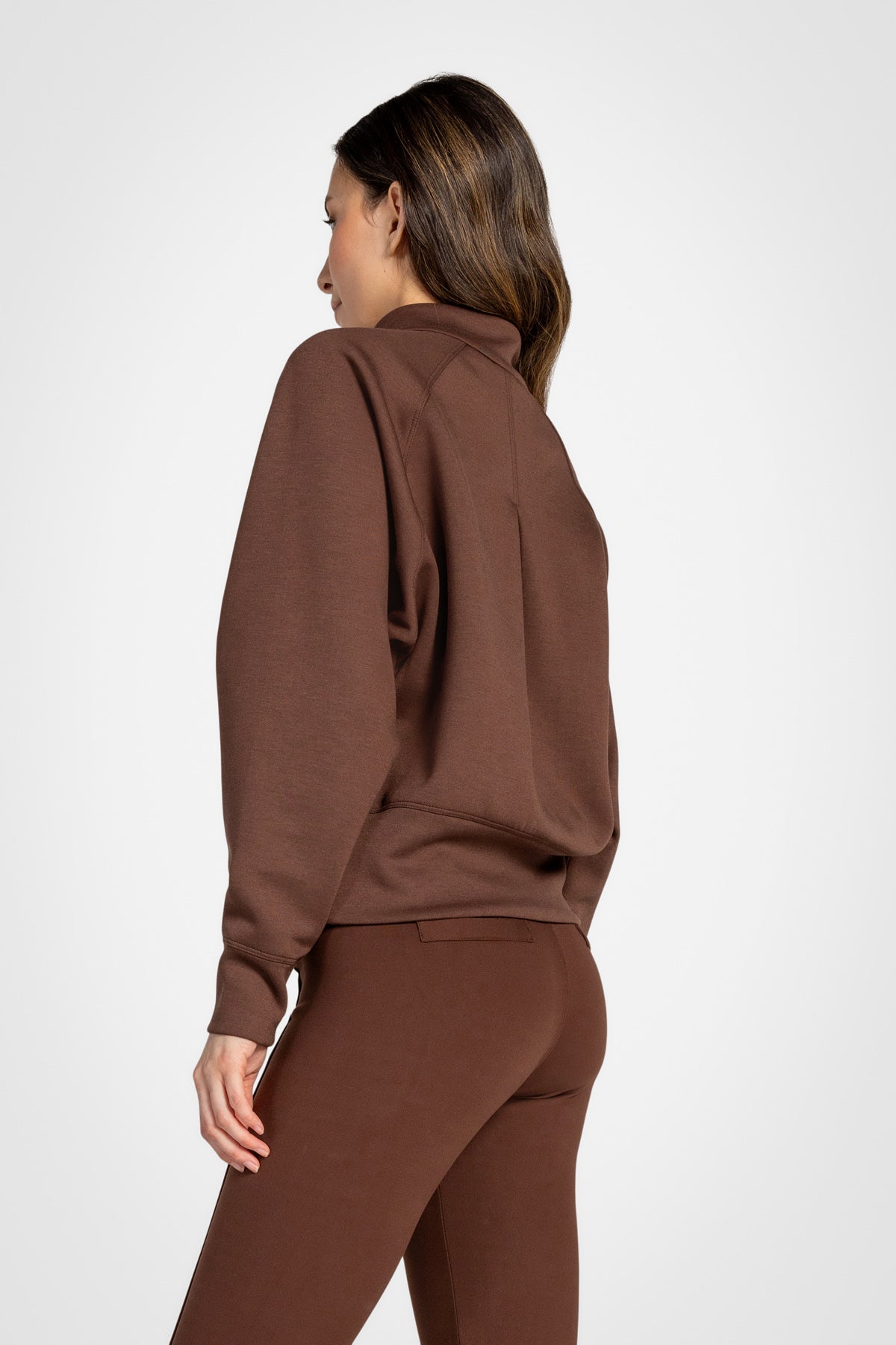 Lorelai Mock Neck Half Zip Sweatshirt