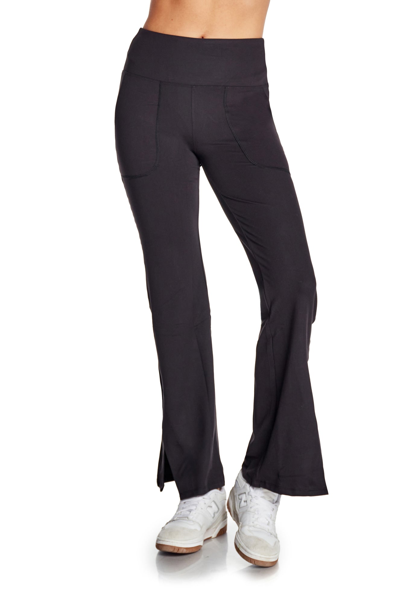 QOQ Womens Scrunch Flare Leggings V Back High Waisted Bootcut Yoga Pants  Tummy Control Bell Bottom Leggings - ShopStyle