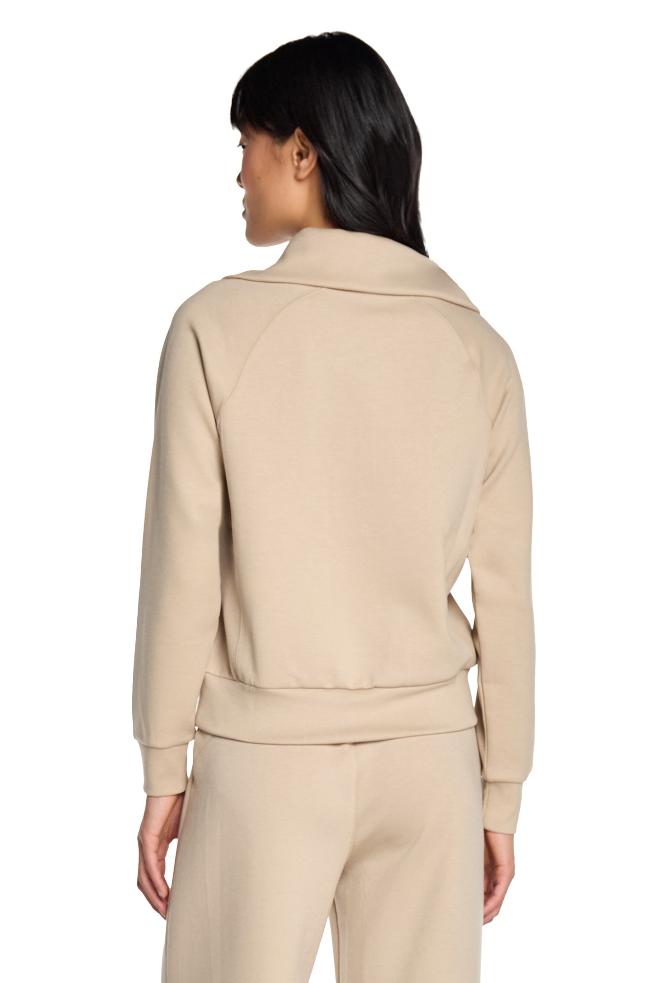 Kaia Funnel Neck Half-Zip Sweatshirt