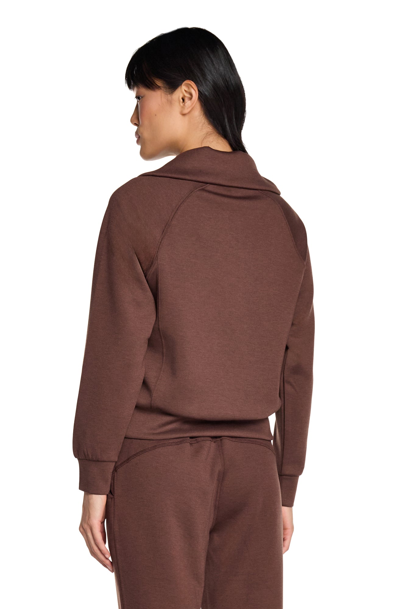 Kaia Funnel Neck Half-Zip Sweatshirt