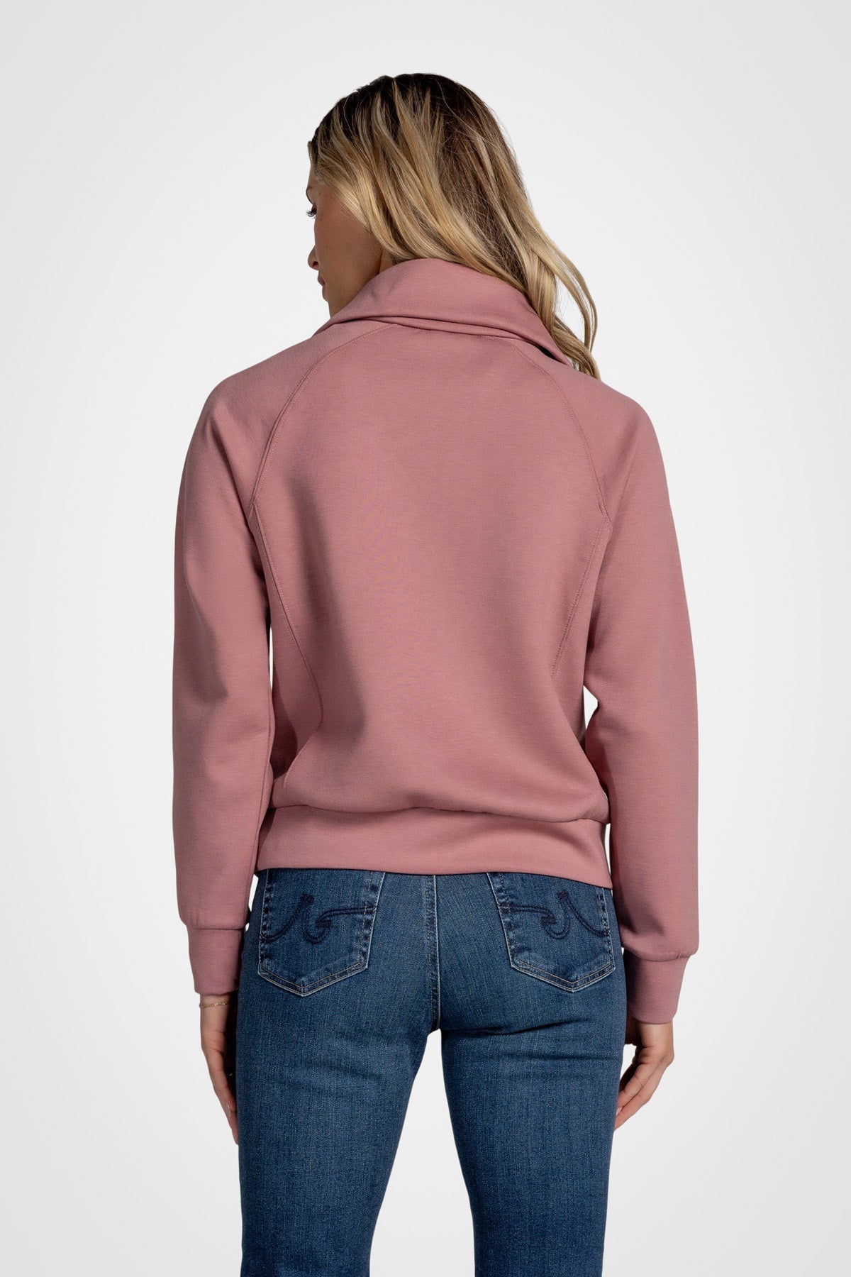 Kaia Funnel Neck Half-Zip Sweatshirt