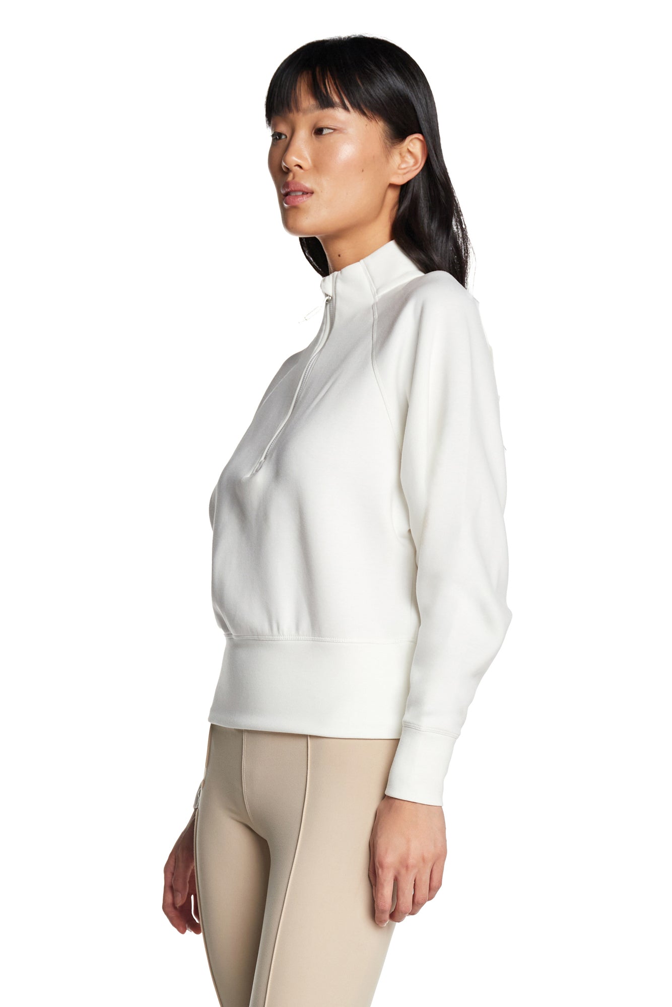 Lorelai Mock Neck Half Zip Sweatshirt