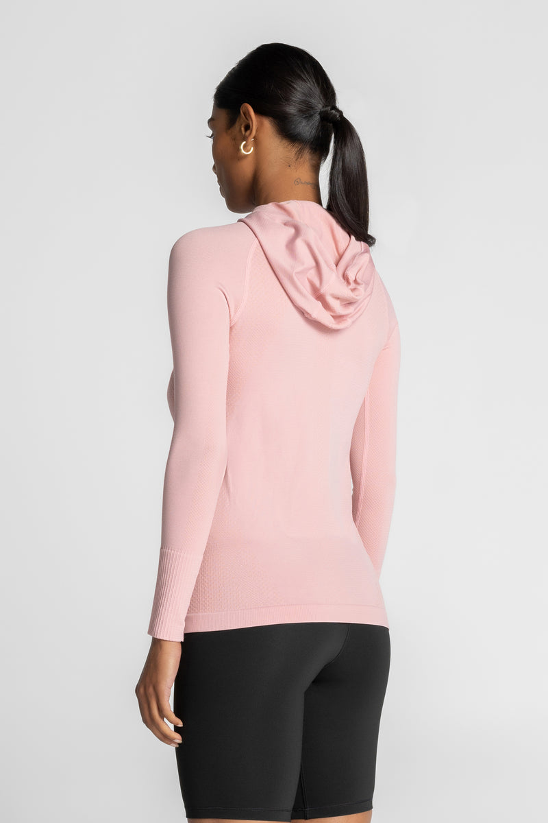 FlexBlend Hooded Seamless Performance Top