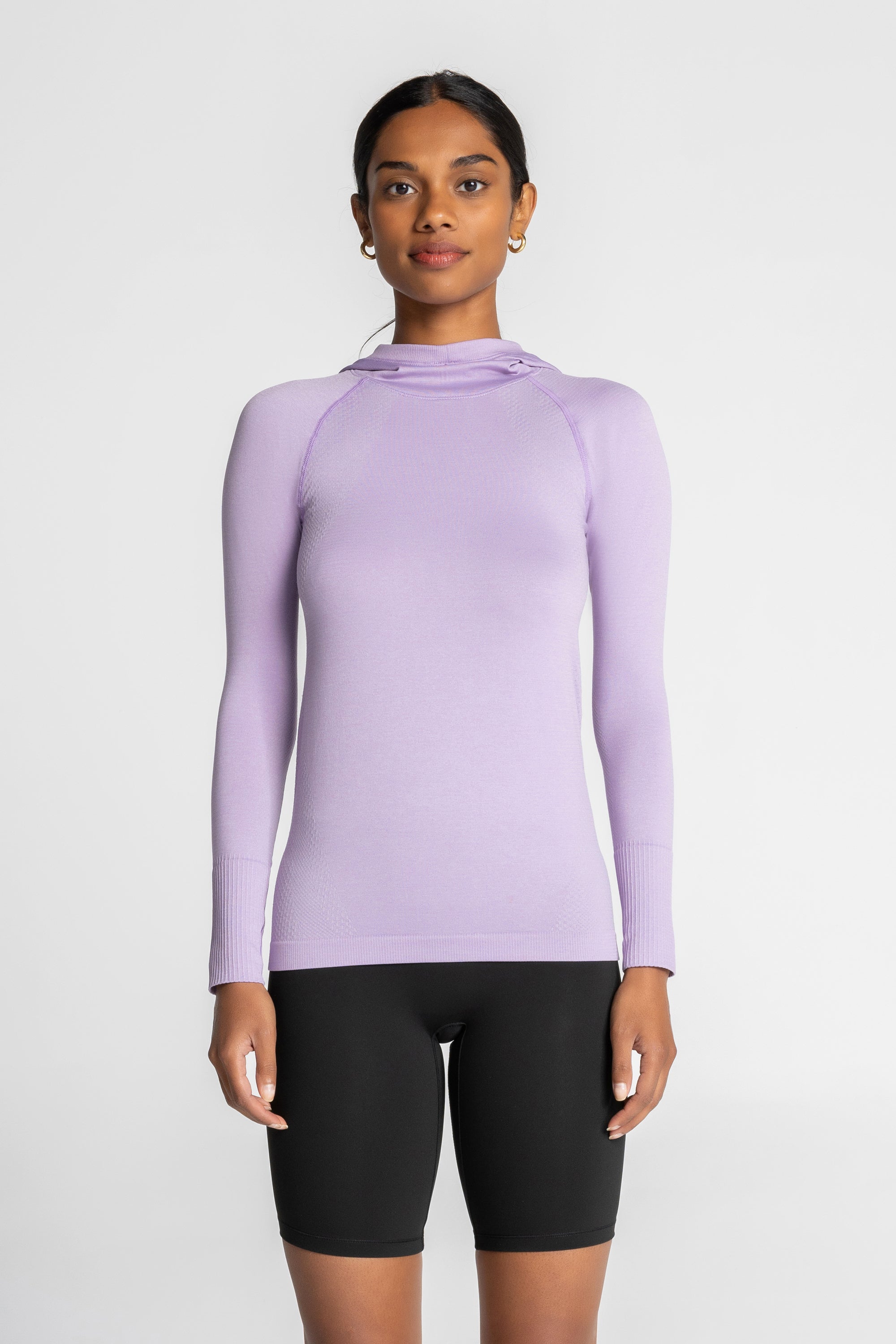 FlexBlend Hooded Seamless Performance Top