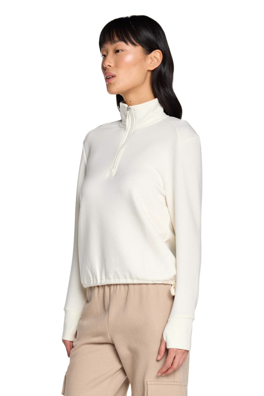 Kyodan Womens Shelby Funnel Neck Half Zip Sweatshirt Kyodan Womens Shelby Funnel Neck Half Zip Sweatshirt