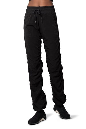 amne（アンヌ）DRAPEY orca's pants Women's Black 4-Way Stretch Adjustable Adventurous Pant – Kyodan
