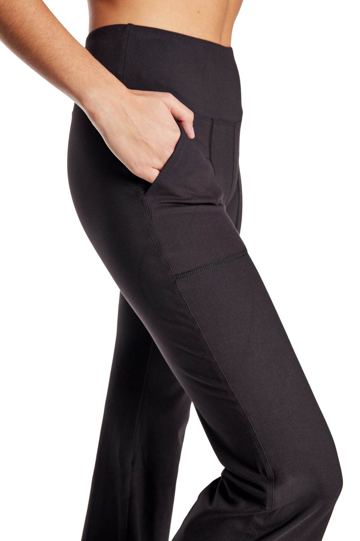 Womens High-Waisted Leggings Bamboo Fiber Very Soft Full-length Yoga Pants  FS919