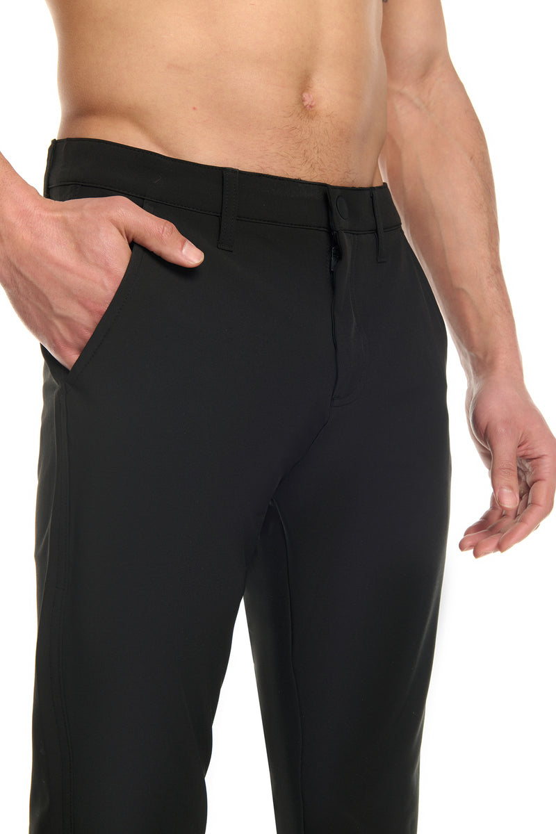 4-Way Woven Golf Pant with Side Pockets - UPF50