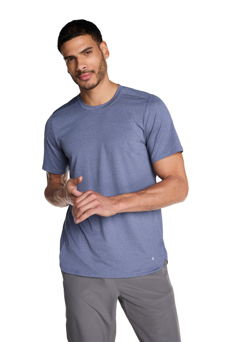 Kyodan Mens Short Sleeve Moss Jeresy Soft Workout Gym T-Shirt - X-Large
