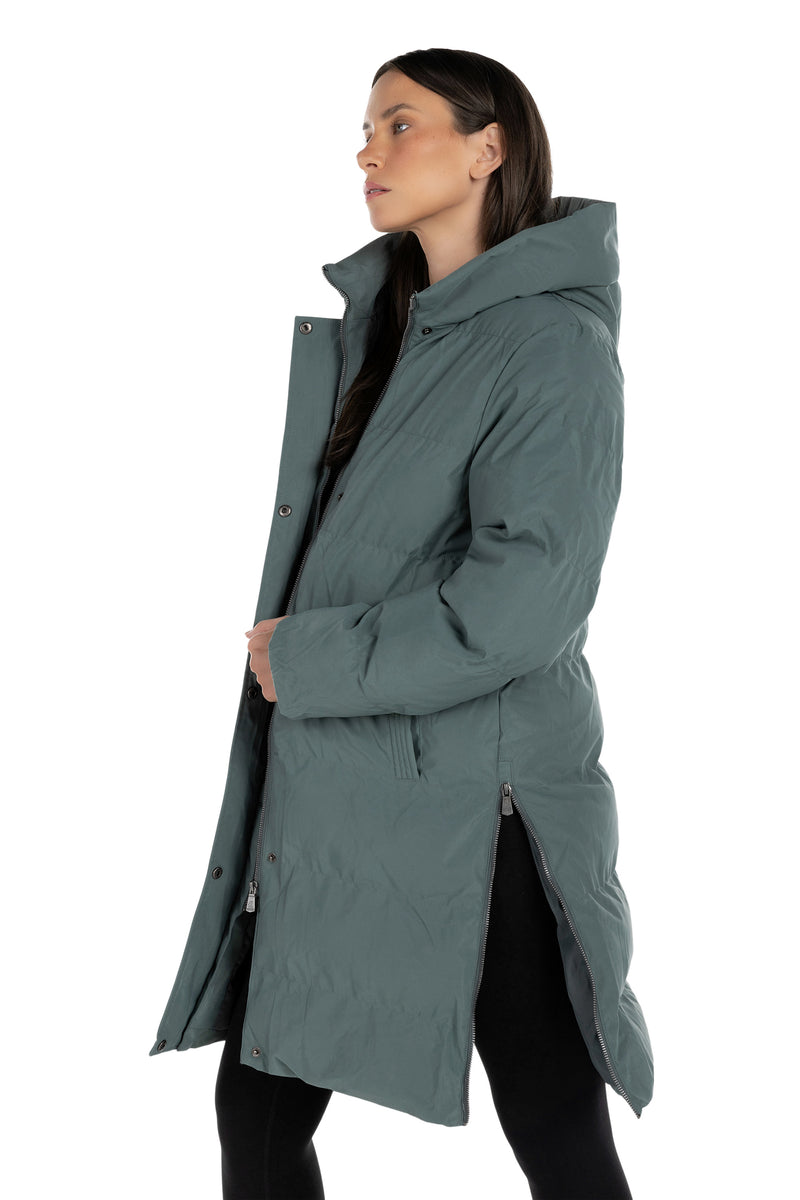 Explorer long quilted waistcoat