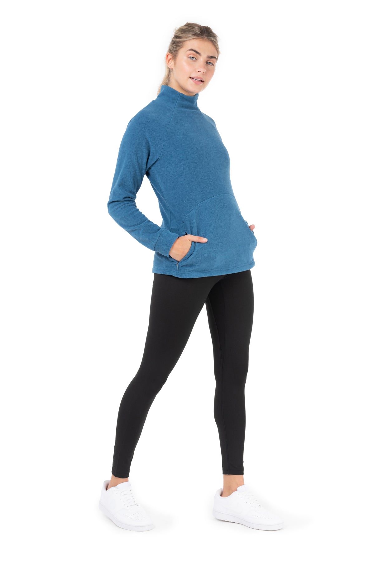 Kyodan Expedition Jersey Leggings with Pockets Army Small at  Women's  Clothing store
