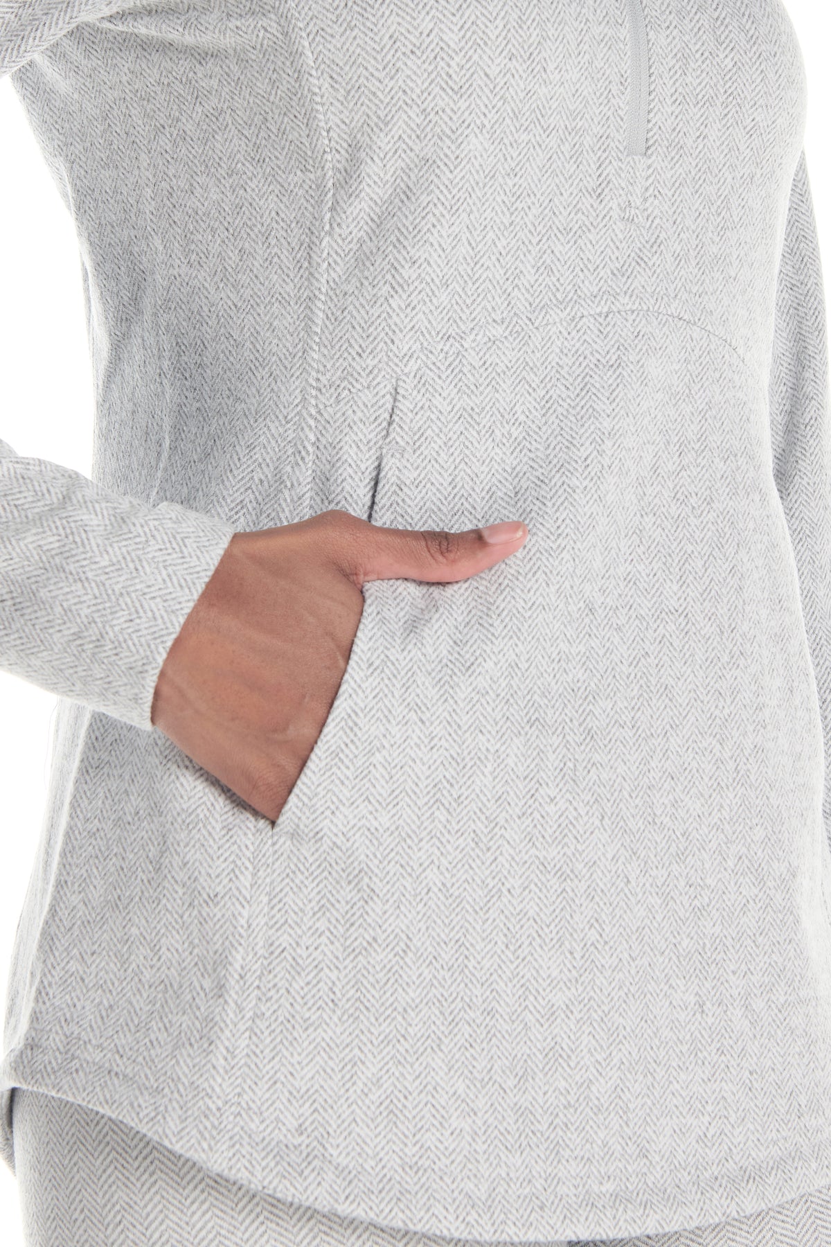 Kyodan Outdoor womens Pullover Jacket TG/XL 1/4 Zip Kangaroo