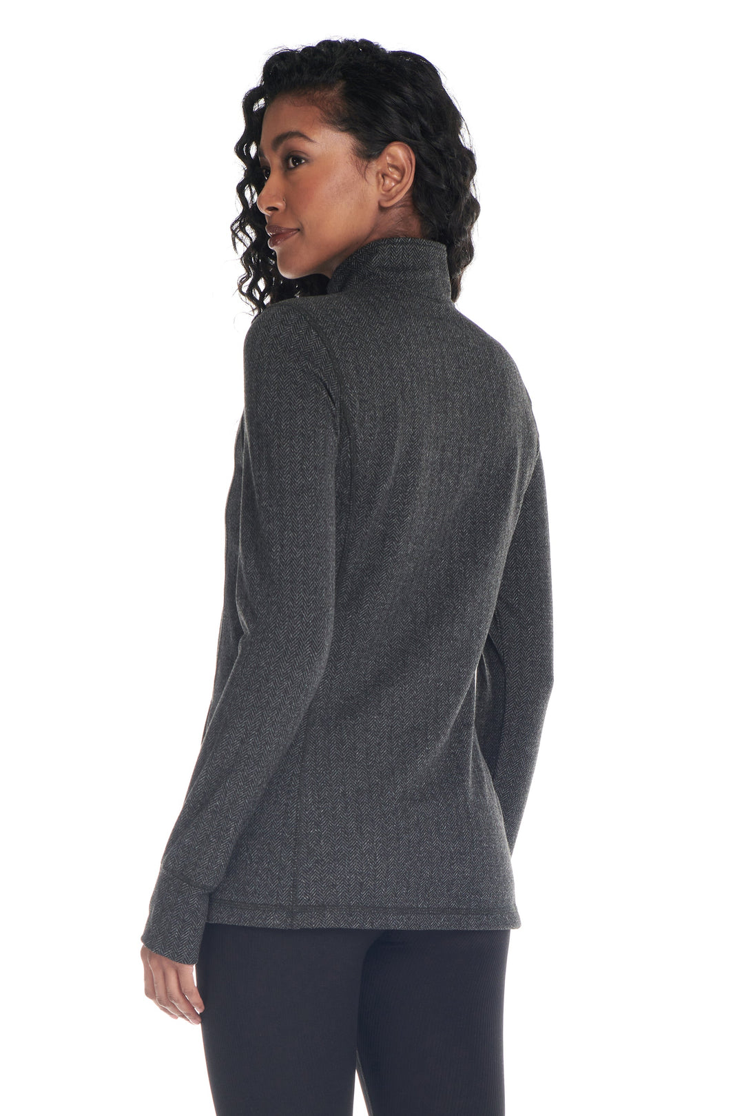 Equinox 1/4 Zip Double Brushed Jacquard Sweater – Kyodan Equinox 1/4 Zip Double Brushed Jacquard Sweater – Kyodan