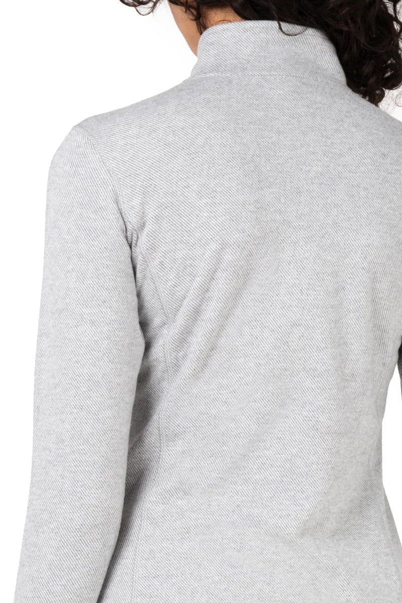 Equinox 1/4 Zip Double Brushed Jacquard Sweater