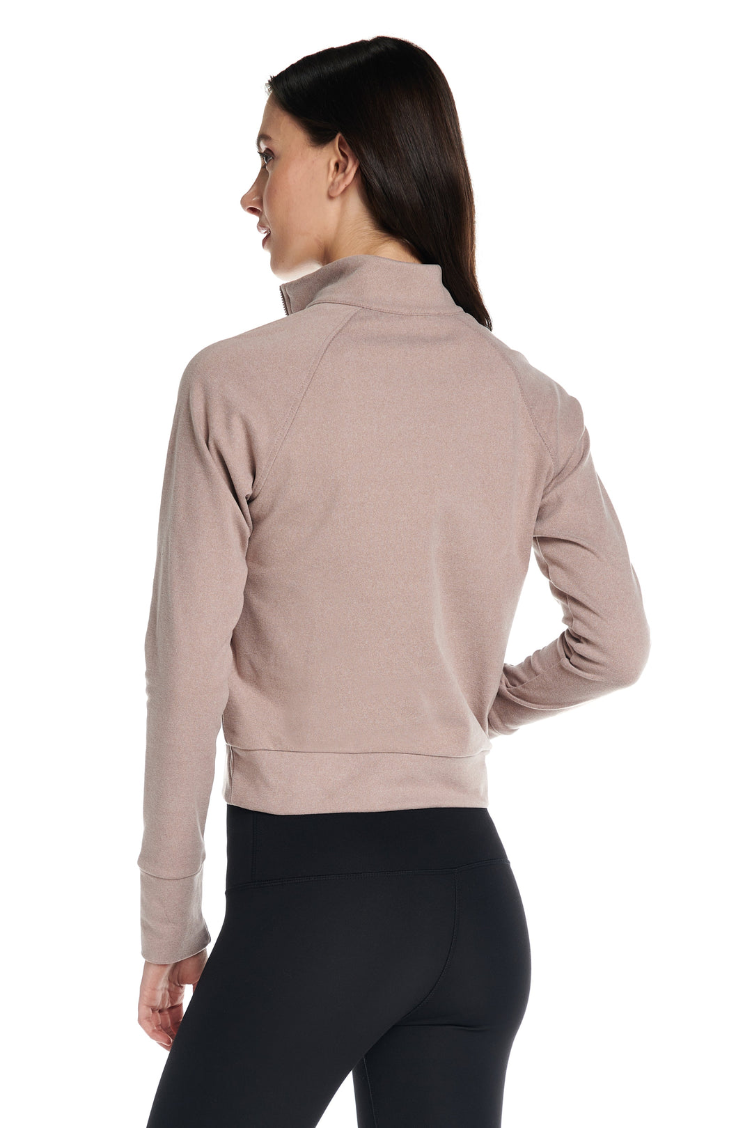 Kyodan Womens Aspen ¼ Zip Long Sleeve Sweater