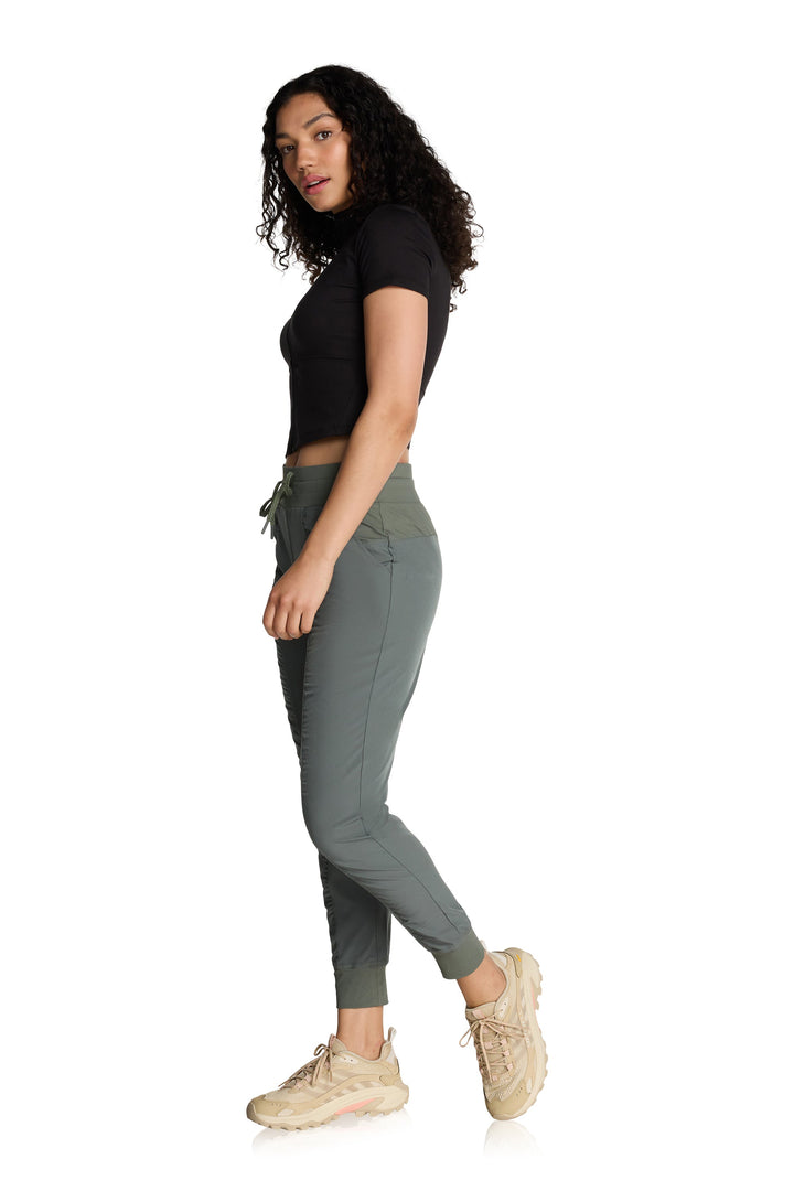 Kyodan Womens ComfortFlex Ribbed Hem Pants