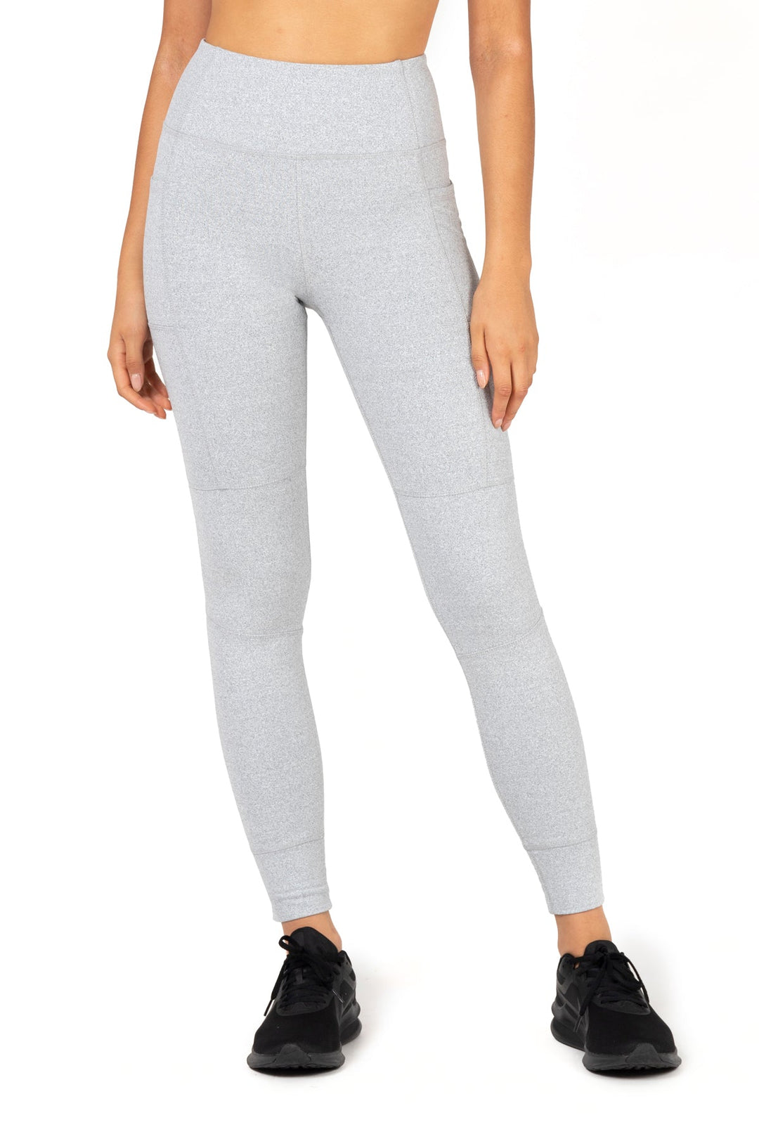 Kyodan Womens Sleet Double Brushed High-Waist Jacquard Leggings