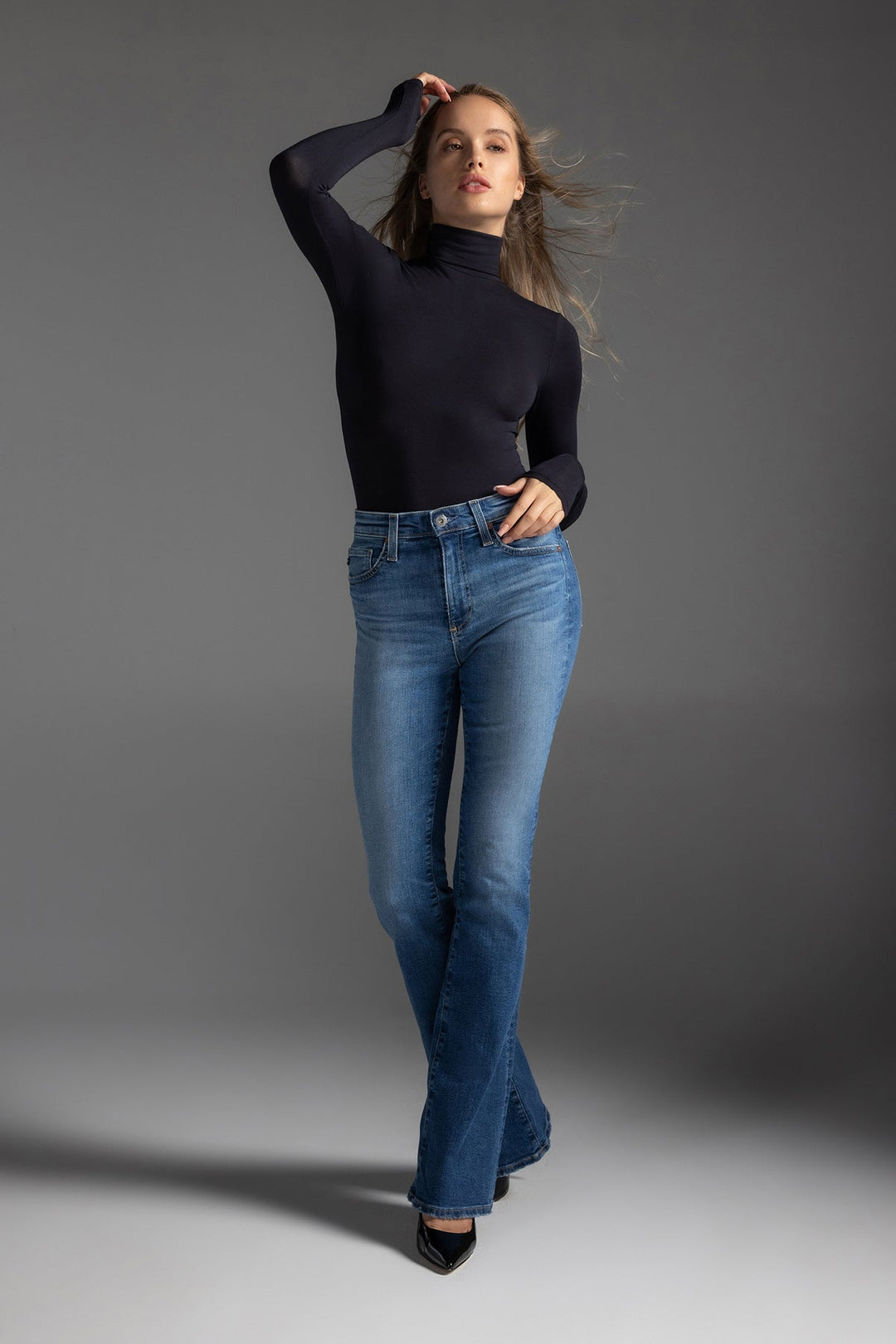 FLAREUP】Cut-out Turtleneck Long Sleeve (FL-112) | OUR BRAND
